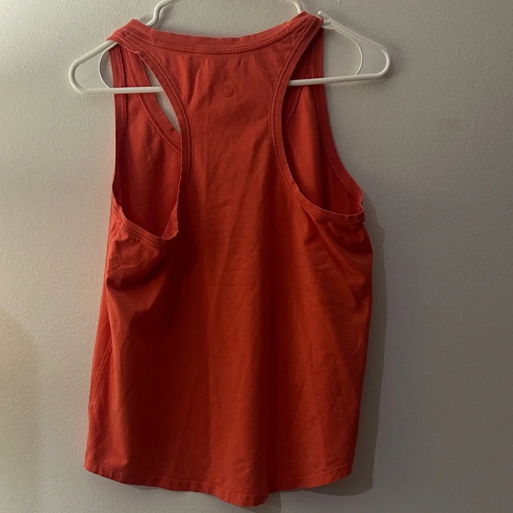 lululemon athletica Vibrant Orange Tank Top -Preloved